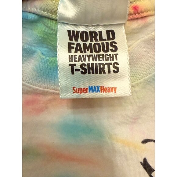 Colorful Tie-Dye Shaka Wear T-Shirt Medium W/ Edward Scissorhands Graphic Print - Picture 4 of 6